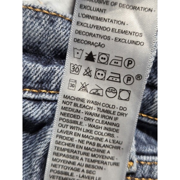 Levis 501 Jeans Womens Straight Classic Dark Wash Stretch Denim Button Fly 25x30 - Picture 9 of 13